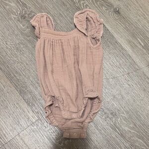 Pink Ruffled Baby Romper Jamie Kay